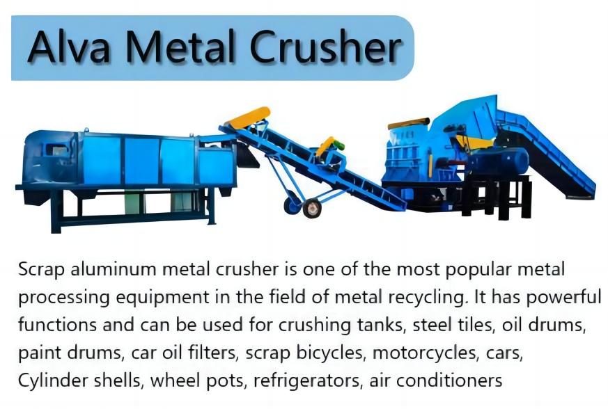 alva metal crusher line